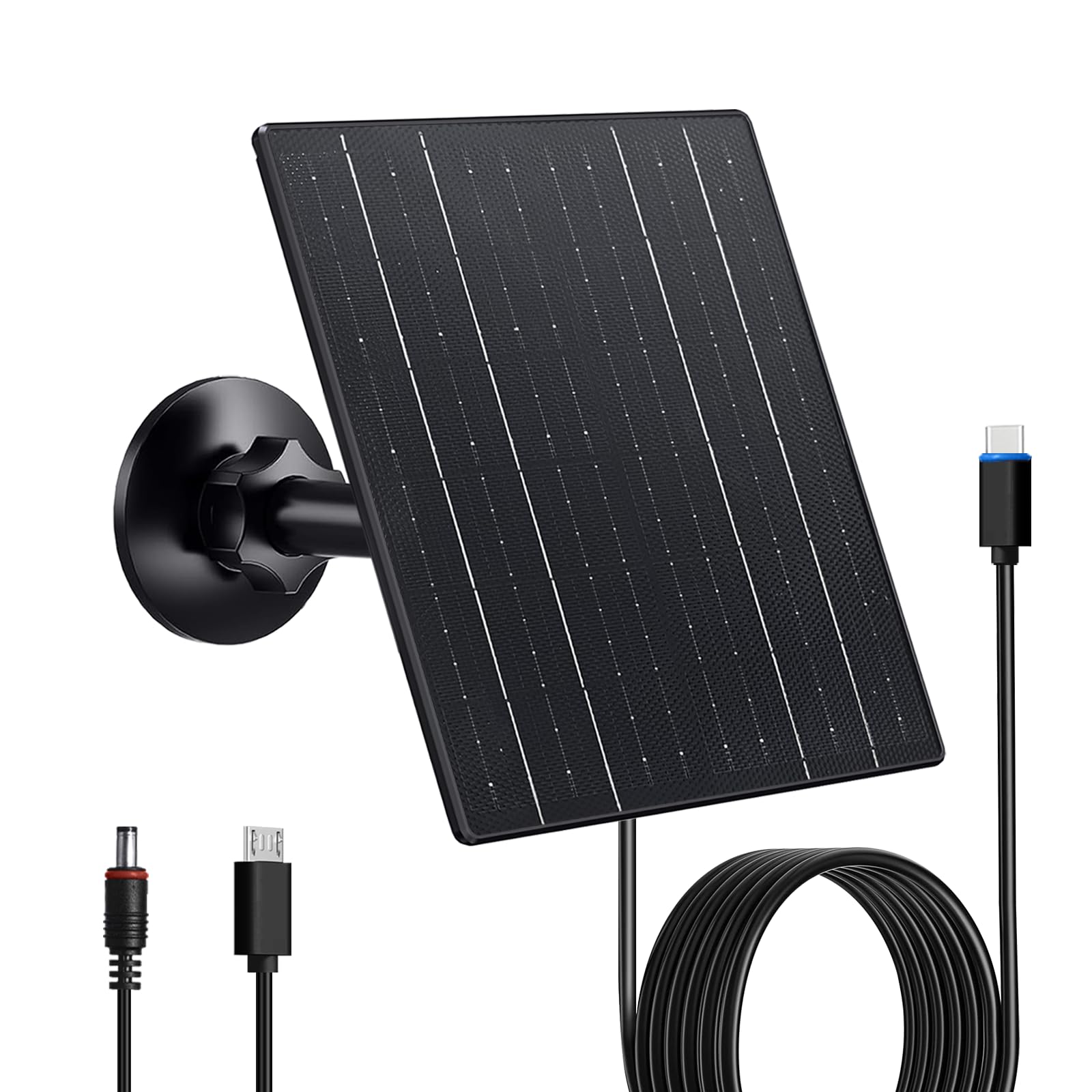 Amazon.co.jp: Zivif 10W ソーラーパネル 防犯カメラ用 USB-C/USB/DC